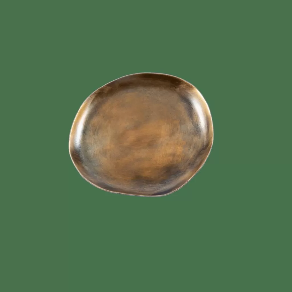 Store OVALS Bandeja Para Presentar Dorado Fuentes Decorativas