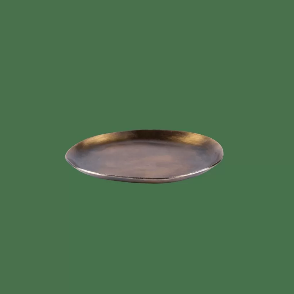 Store OVALS Bandeja Para Presentar Dorado Fuentes Decorativas