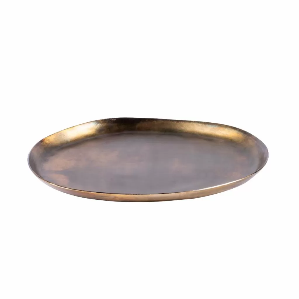 Cheap OVALS Bandeja Para Presentar Negro Fuentes Para Servir