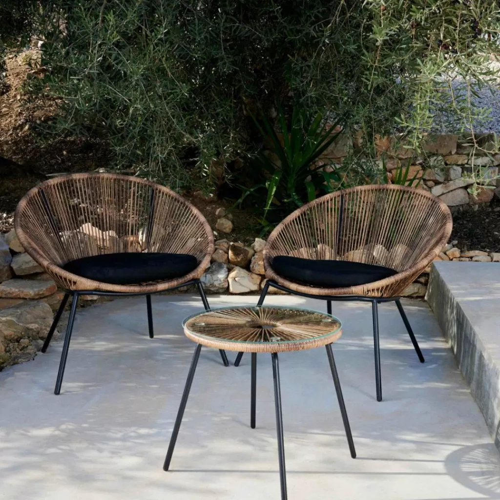 Store PAPAYO & ACAPULCO Conjunto Lounge Natural Sillas Lounge | Conjuntos Lounge