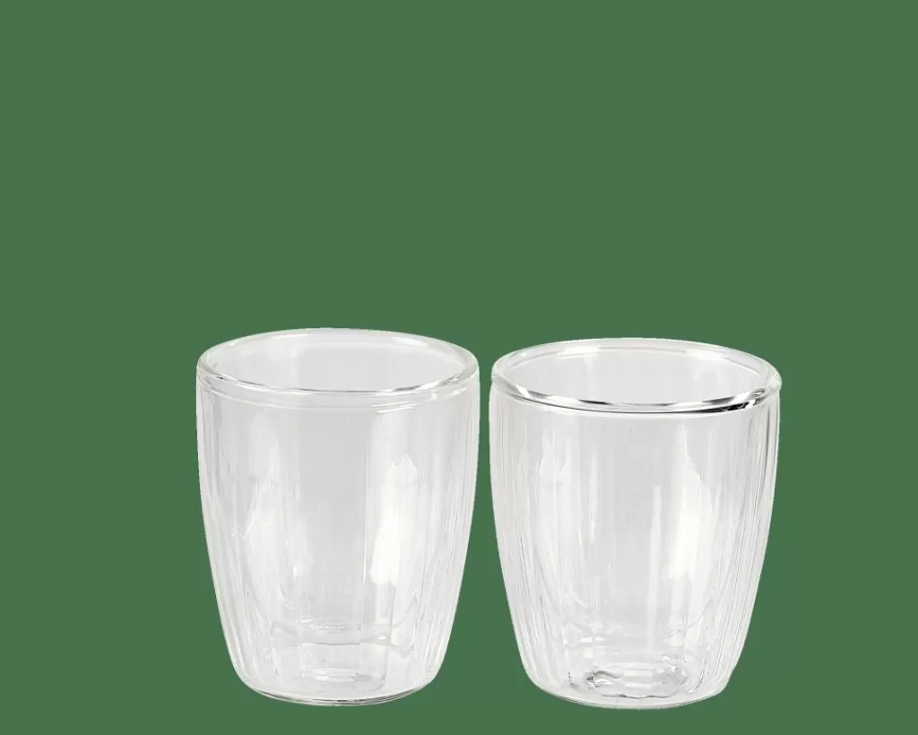 Outlet PAUSA Vaso De Doble Pared Juego De 2 12,5 CL Transparente Vasos Para Café | Vasos Para Té
