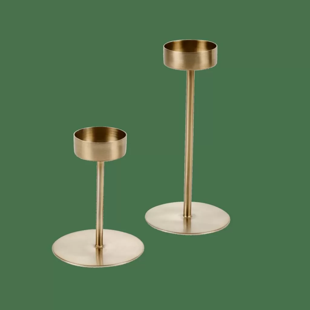 Best Sale PHANTOM Soporte Para Vela Pequeña Oro Claro Soprortes Para Velitas