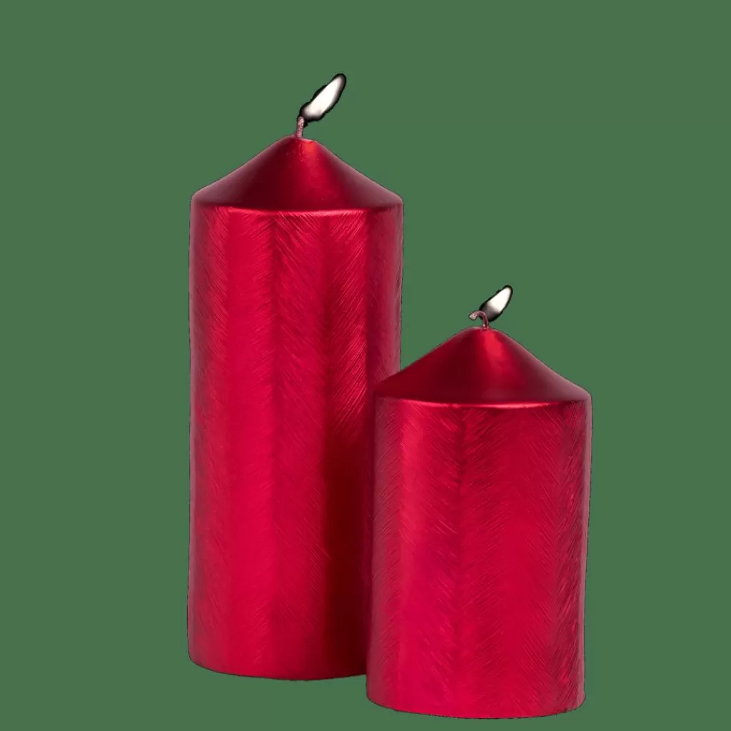 New PILAR Vela Rojo Velas