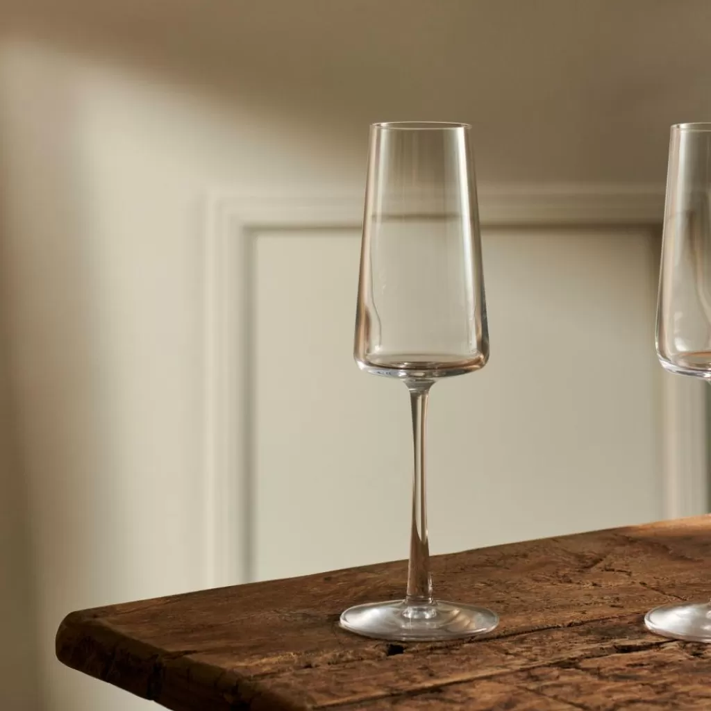 New POWER Copa De Cava 24 CL Transparente Copas De Vino | Copas De Champán
