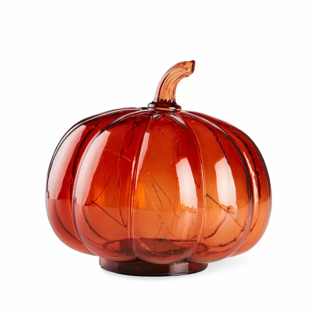Store PUMPKIN Led Portavelas Terracota Soprortes Para Velitas | Halloween