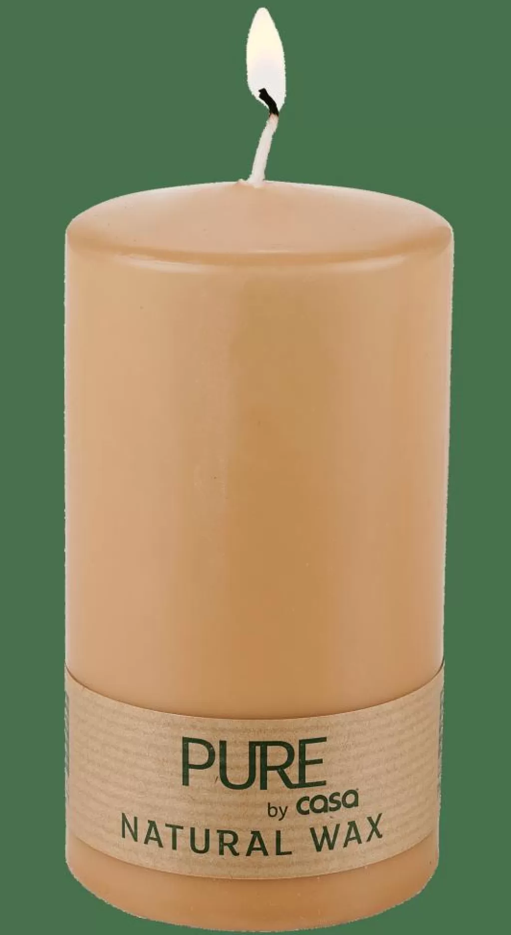 Best PURE Vela Cilíndrica Beis Velas