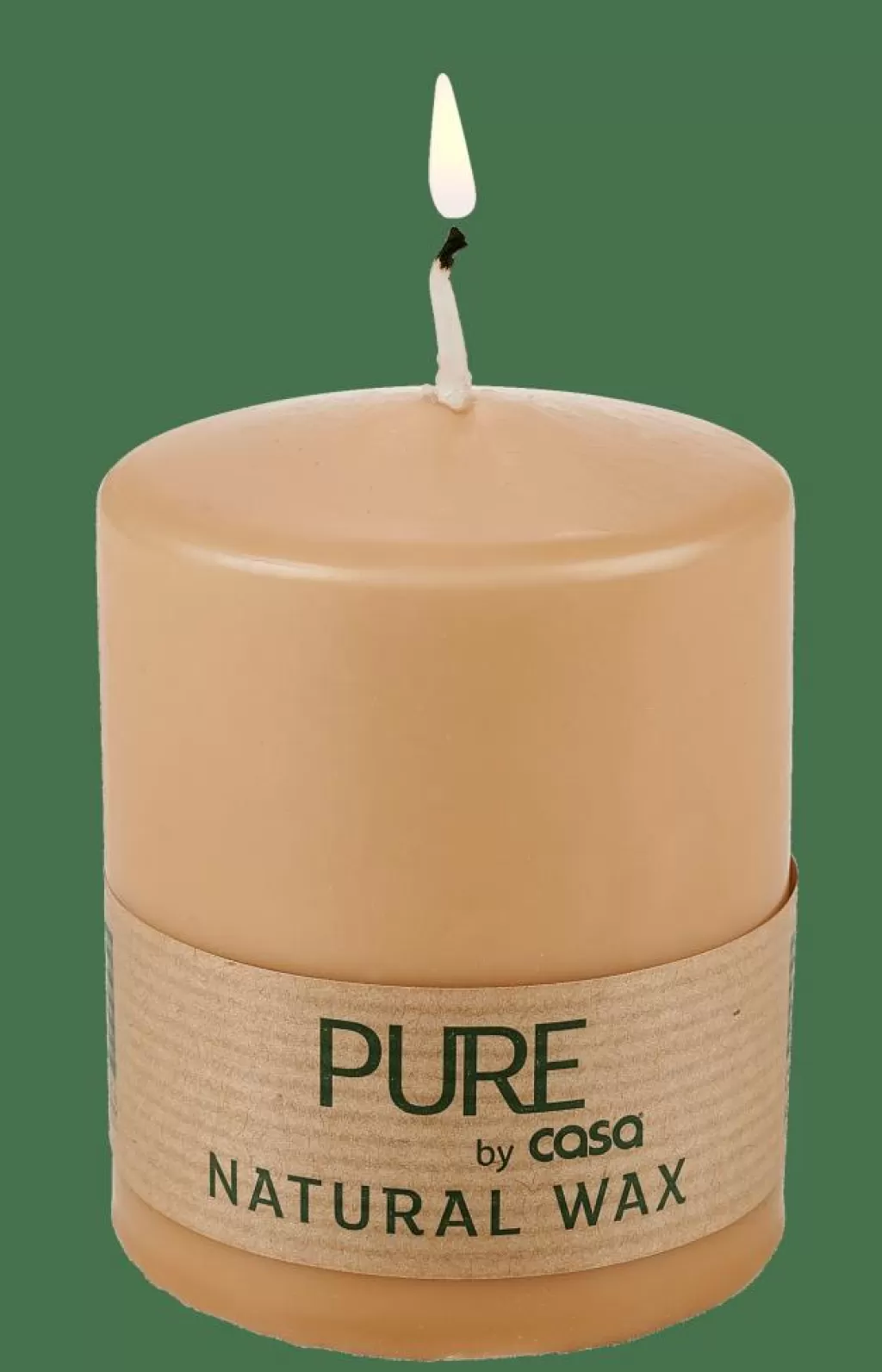 Fashion PURE Vela Cilíndrica Beis Velas