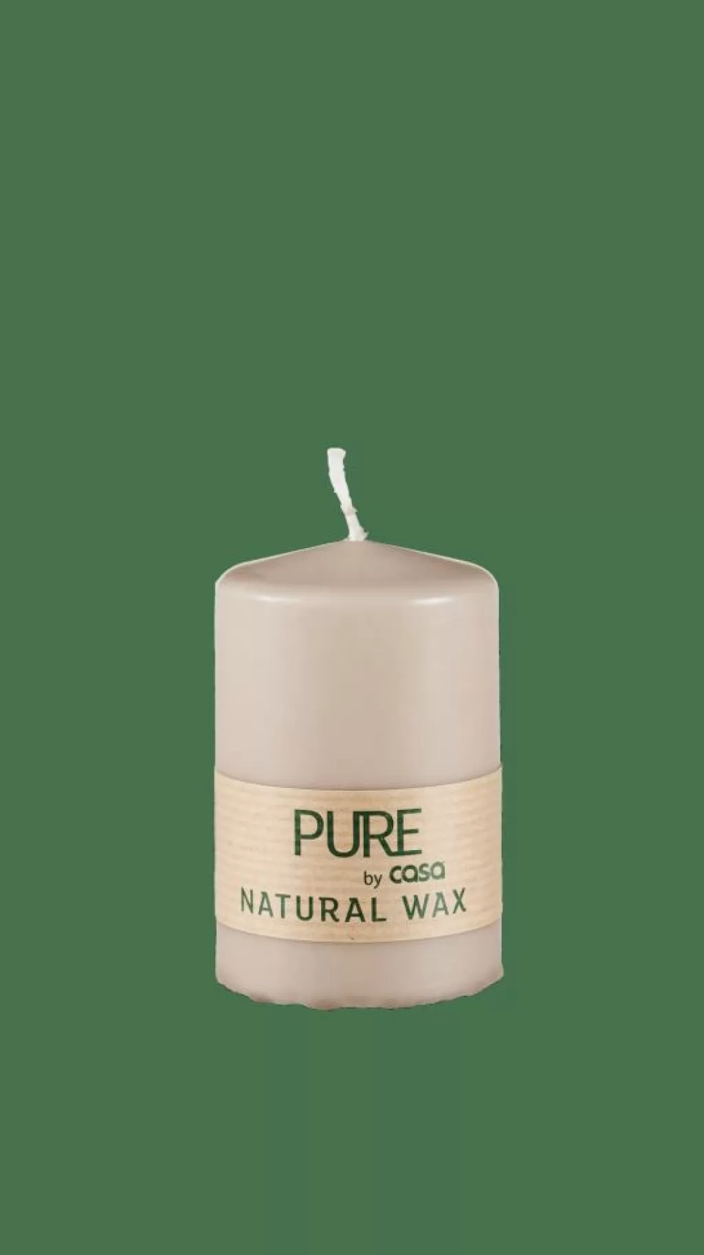 Flash Sale PURE Vela Cilíndrica Gris Velas