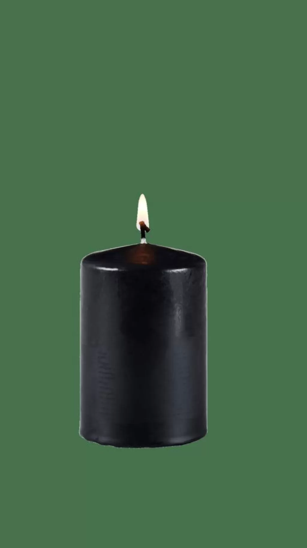 Best Sale PURE Vela Cilíndrica Negro Velas