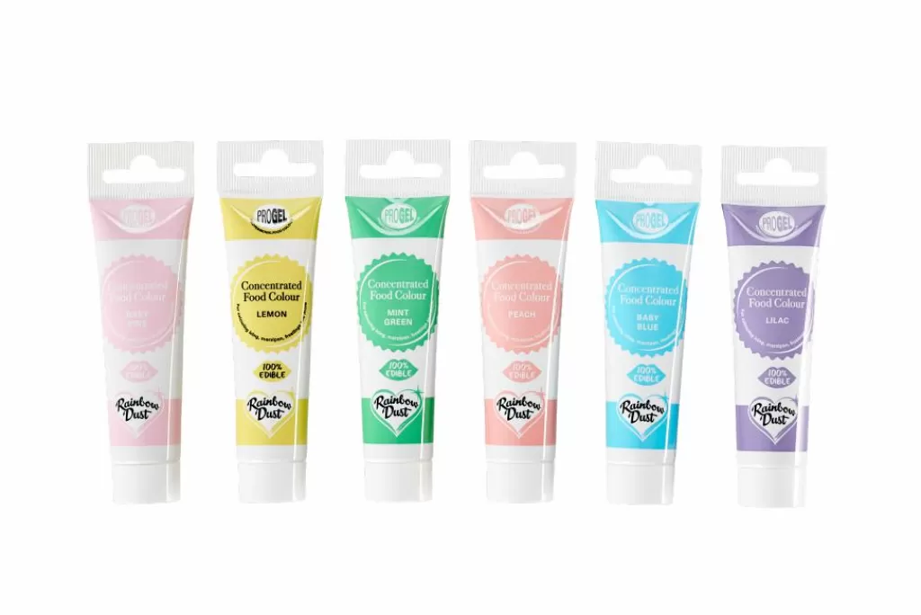Fashion RAINBOWDUST Gel De Color P/pasta Azúcar Negro Alimentos