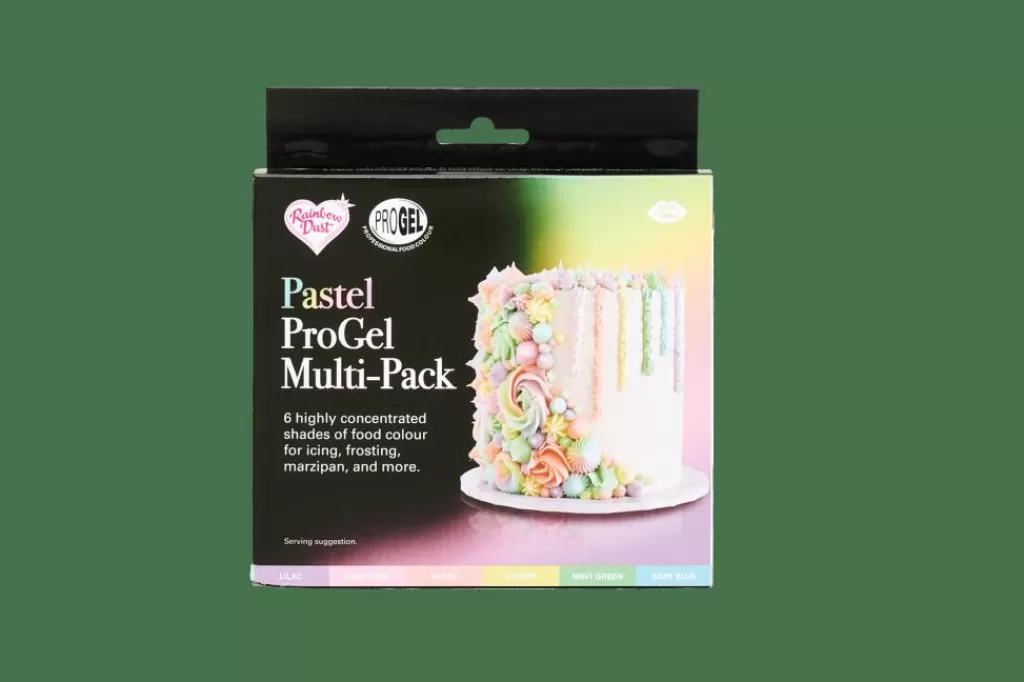 Flash Sale RAINBOWDUST Paquete 6 Gel Color P/pasta Azúcar Tonos Pastel Varios Colores Alimentos