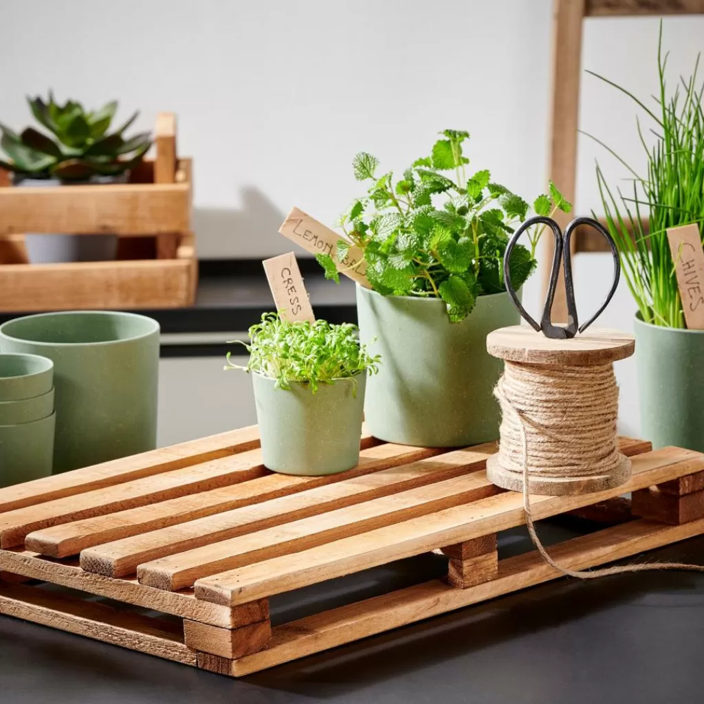 Outlet RECYCLE Salvamanteles Natural Soportes Para Plantas | Maceteros De Jardín