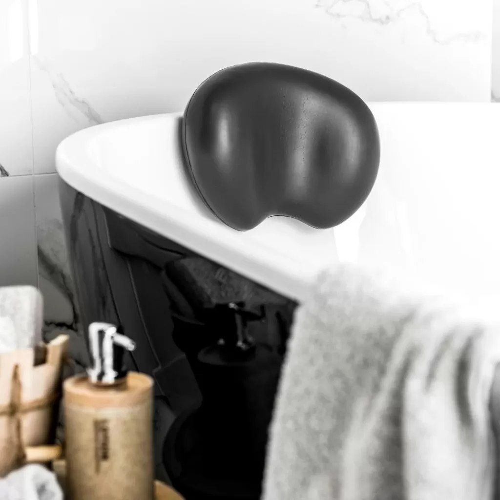 Sale RELAX Cojín Para El Baño Gris Oscuro Accesorios De Bañera