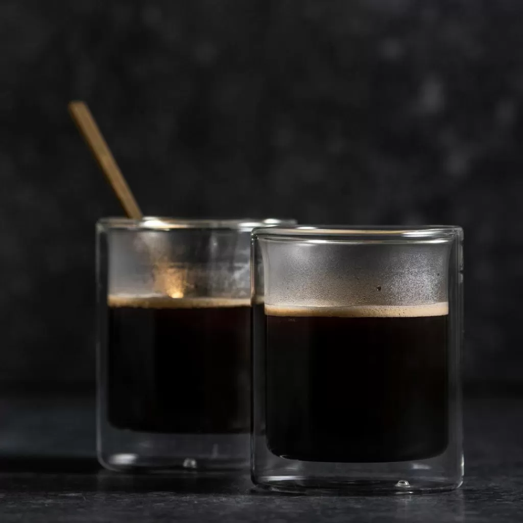 New RELAX Vaso De Doble Pared Juego De 2 12 CL Transparente Vasos Para Café | Vasos Para Té