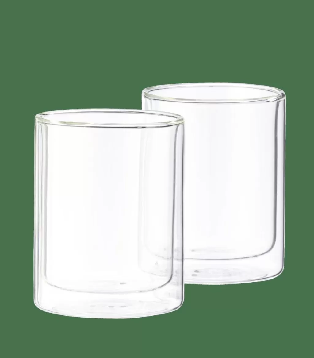 Fashion RELAX Vasos De Doble Pared Juego De 2 33 CL Transparente Accesorios De Té | Vasos Para Café