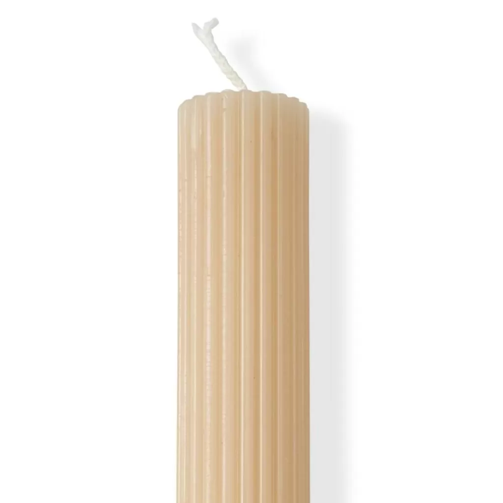 Flash Sale RIB Vela Estriada Marrón Velas