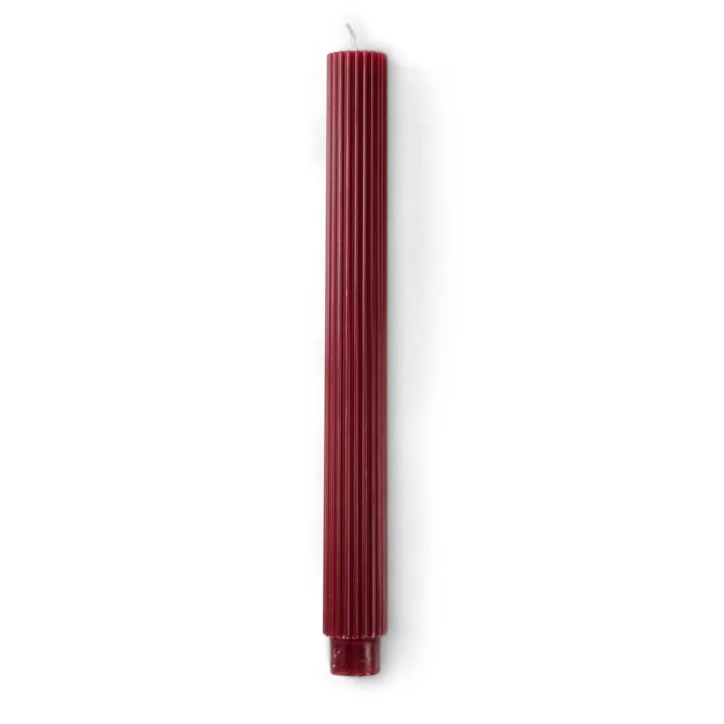Flash Sale RIB Vela Estriada Rojo Velas