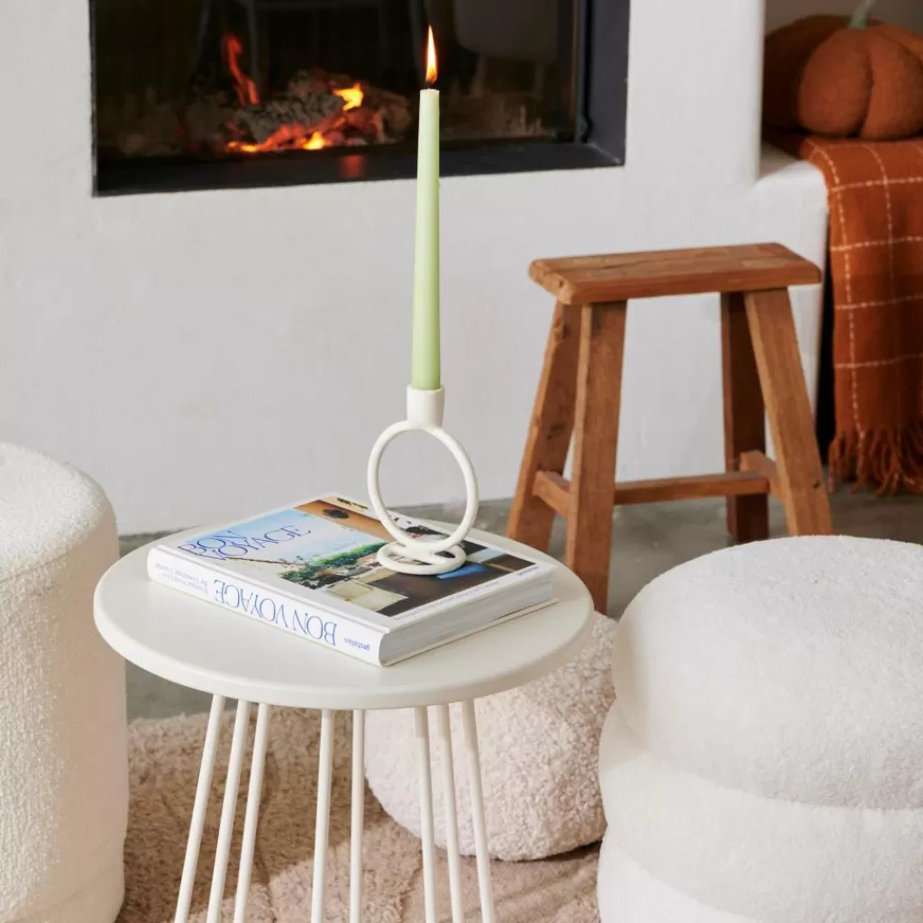 Fashion RINGS Candelabro Blanco Candelabros
