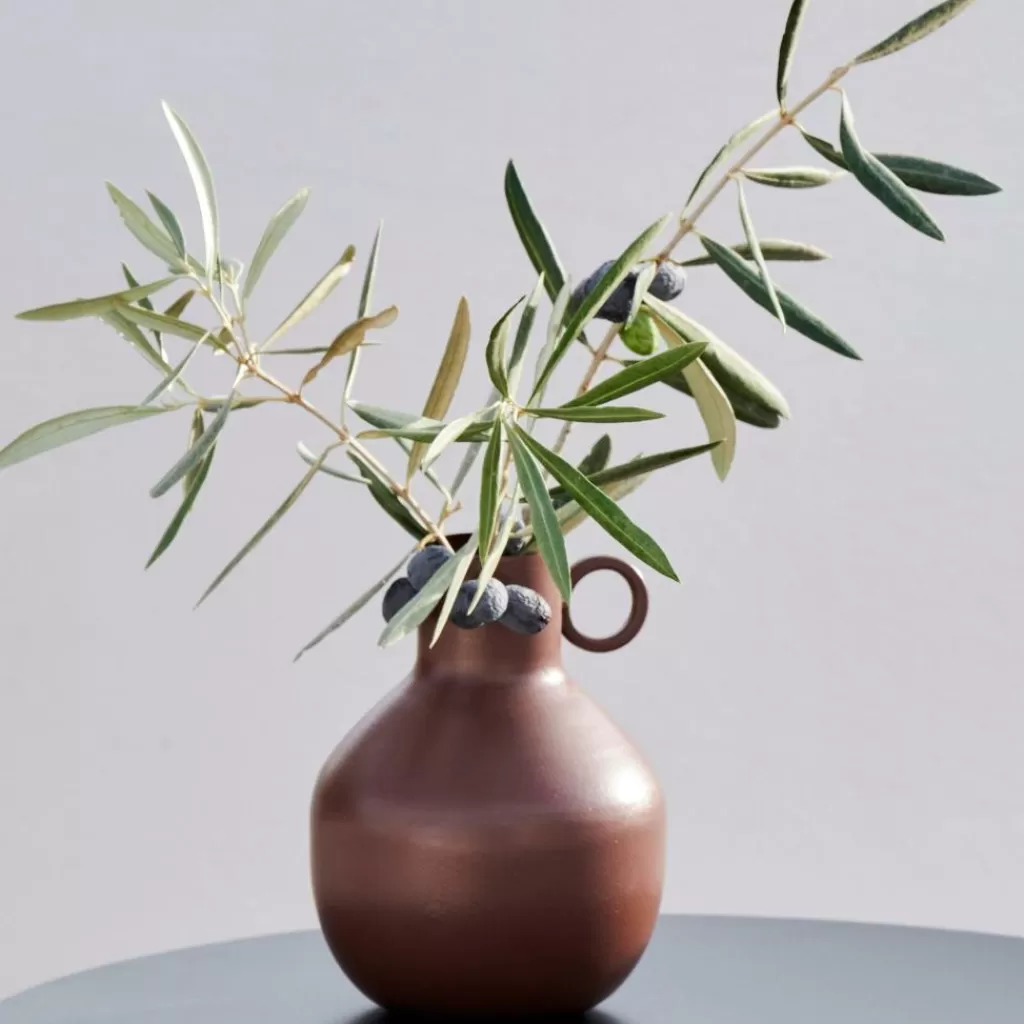 Cheap RONDO Florero Marrón Oscuro Floreros | Otoño