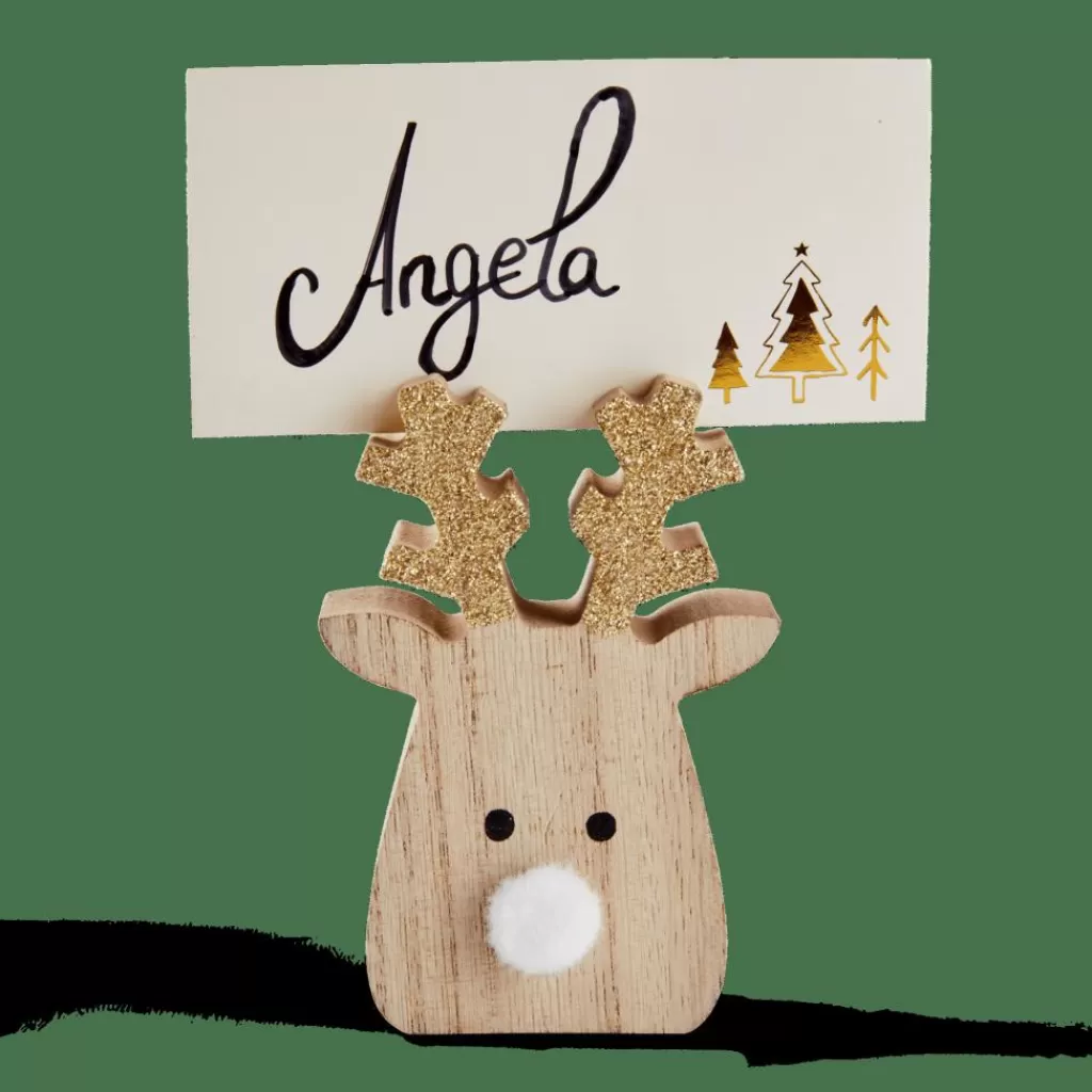 Shop RUDOLPH Tarjetero Natural Identificadores De Mesa