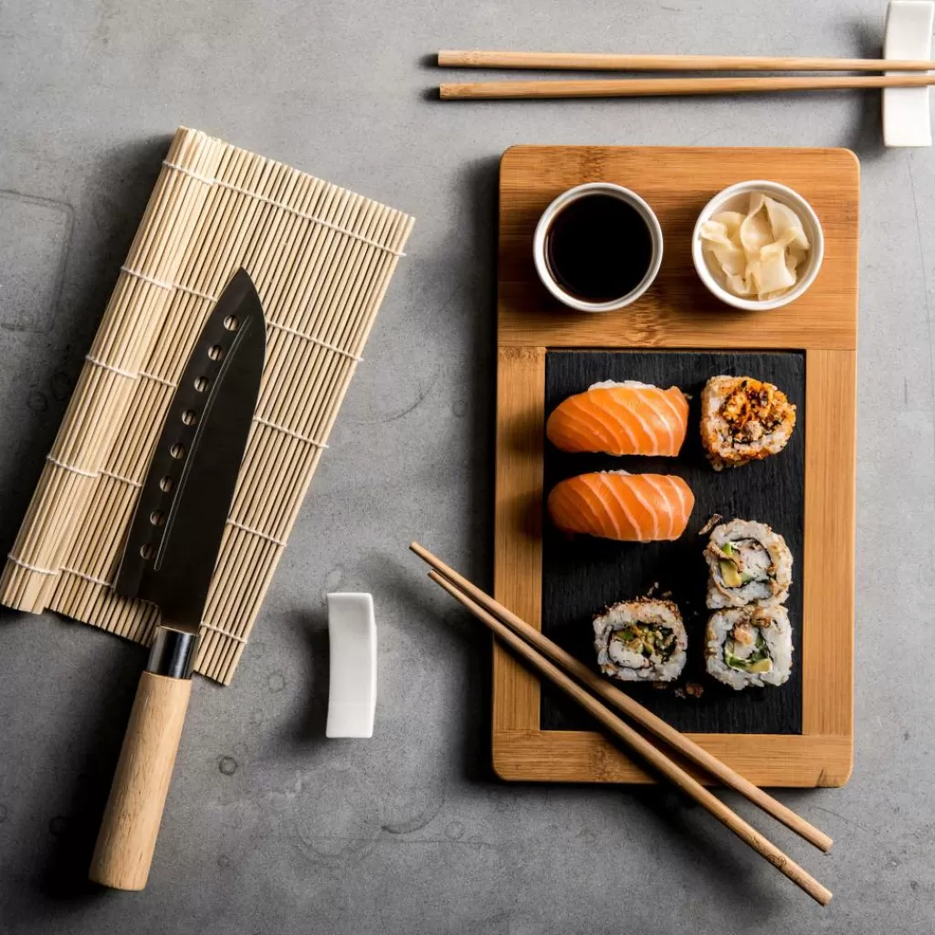 Best Sale SAMOURAI Juego Para Sushi De 10 Piezas Natural Instrumentos De Cocina