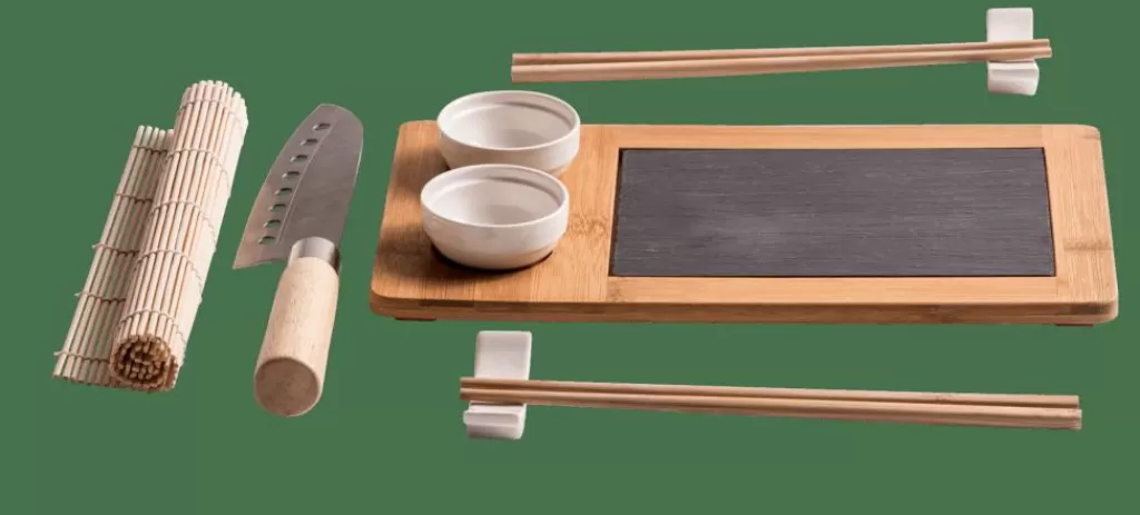 Best Sale SAMOURAI Juego Para Sushi De 10 Piezas Natural Instrumentos De Cocina