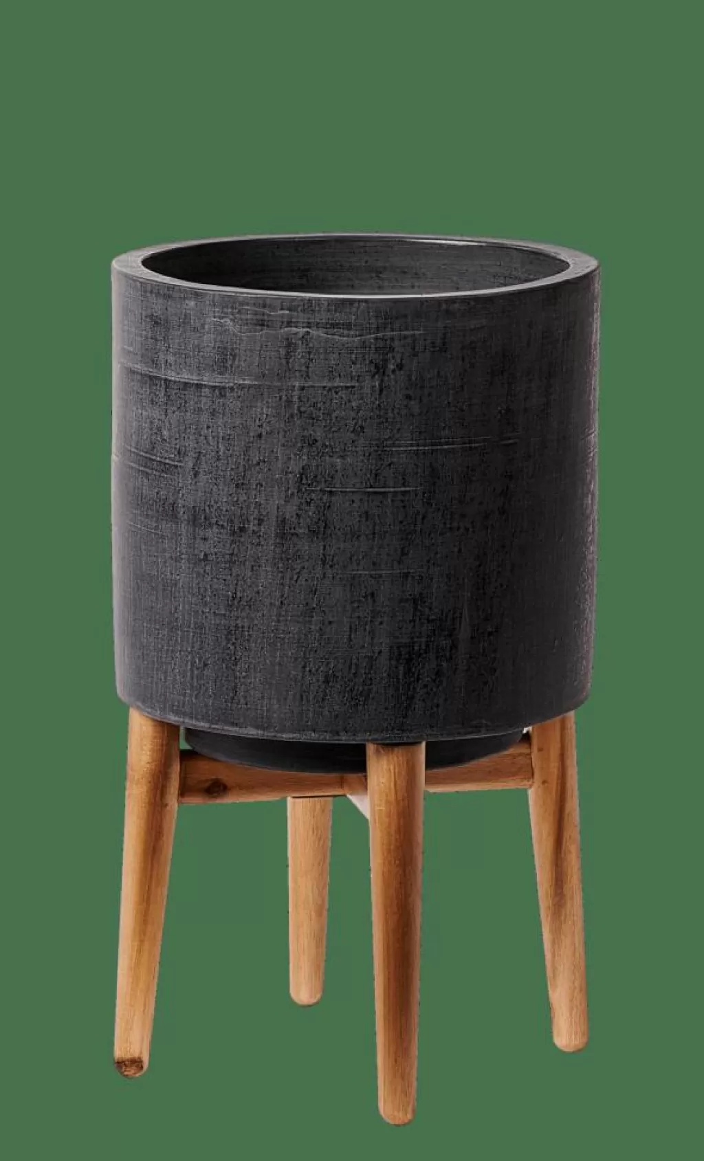 Clearance SCURO Macetero Negro Macetas | Soportes Para Plantas