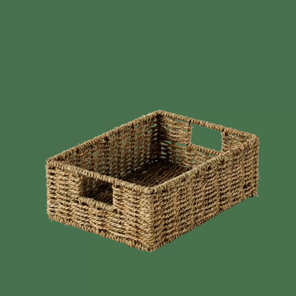 Outlet SEAGRASS Cesta Con Asas Natural Cestas De Cajonera