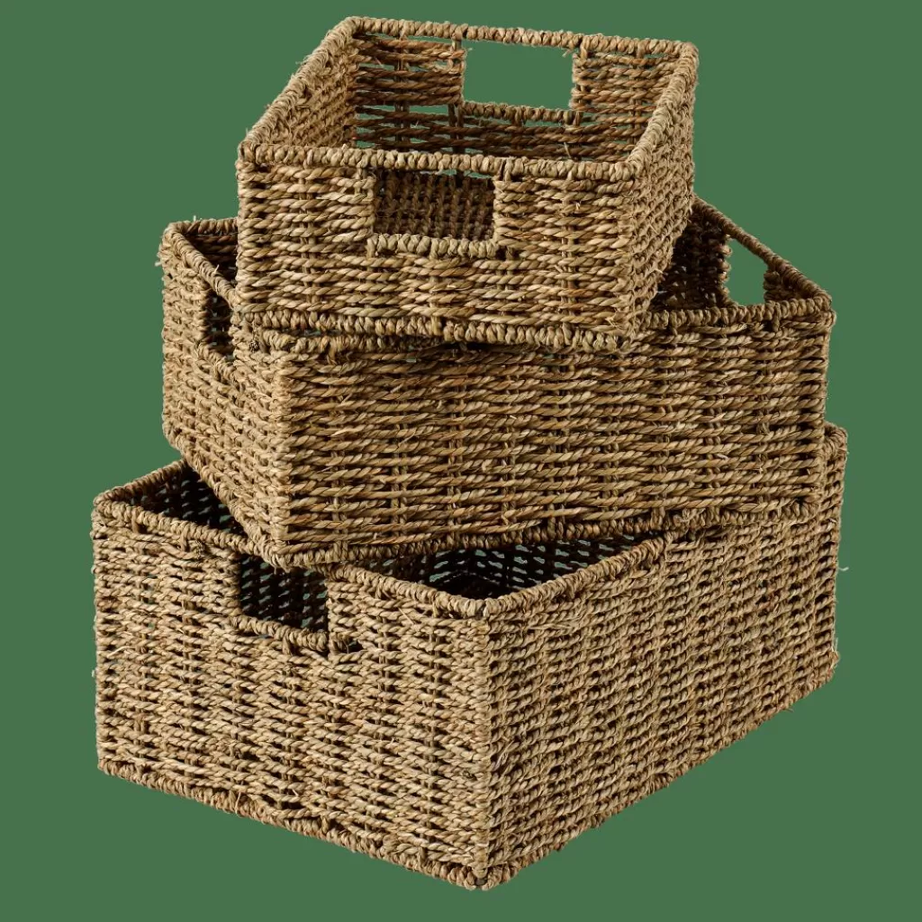 Sale SEAGRASS Cesta Natural Cestas De Cajonera