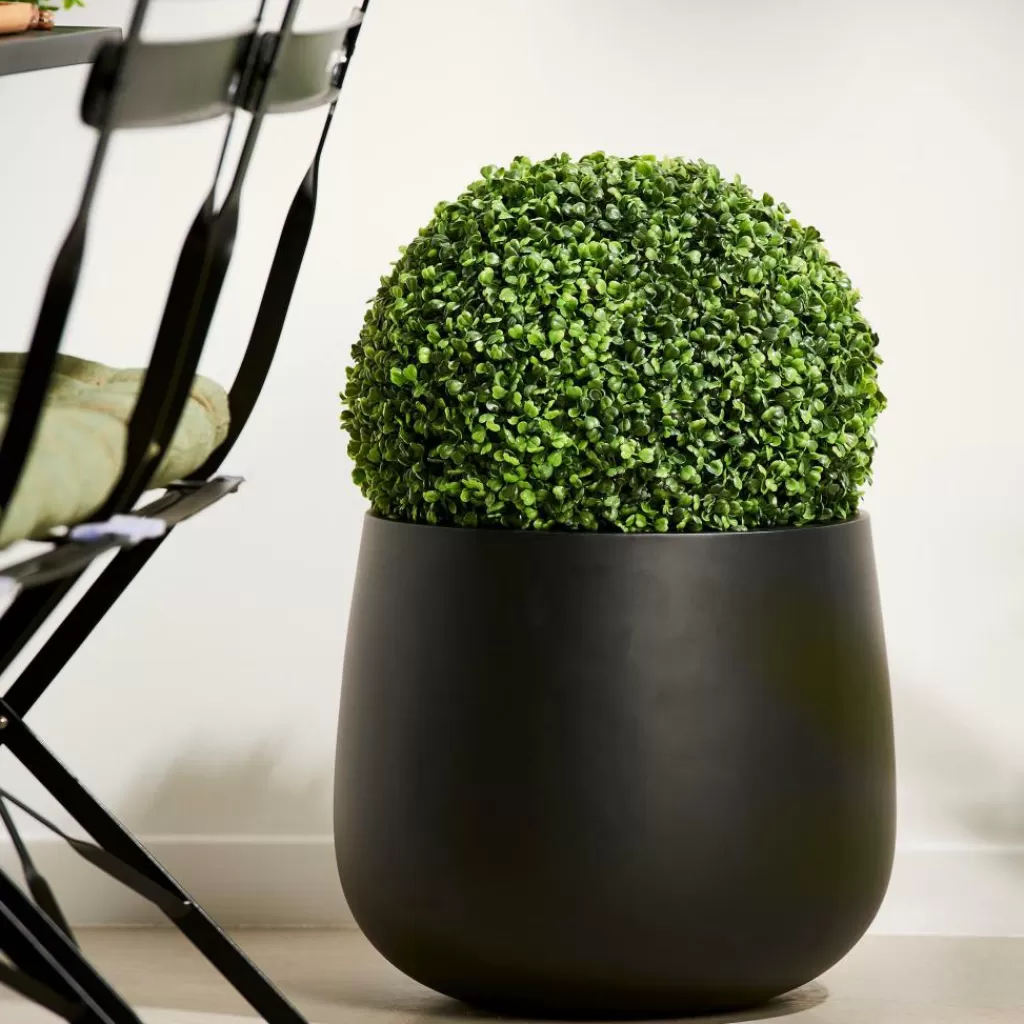Cheap SENSE Macetero Negro Macetas | Maceteros De Jardín