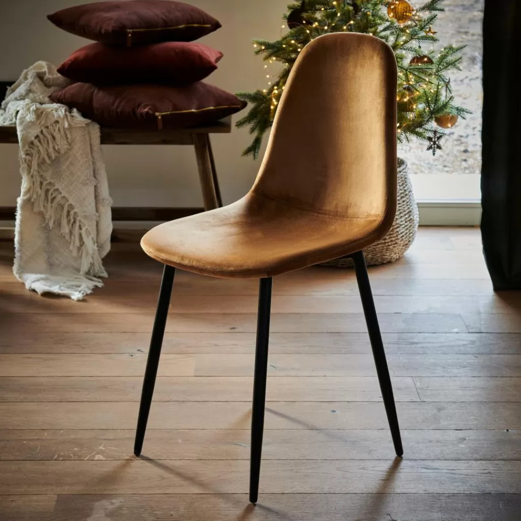 Hot SILKE Silla De Comedor Caramel Sillas De Comedor