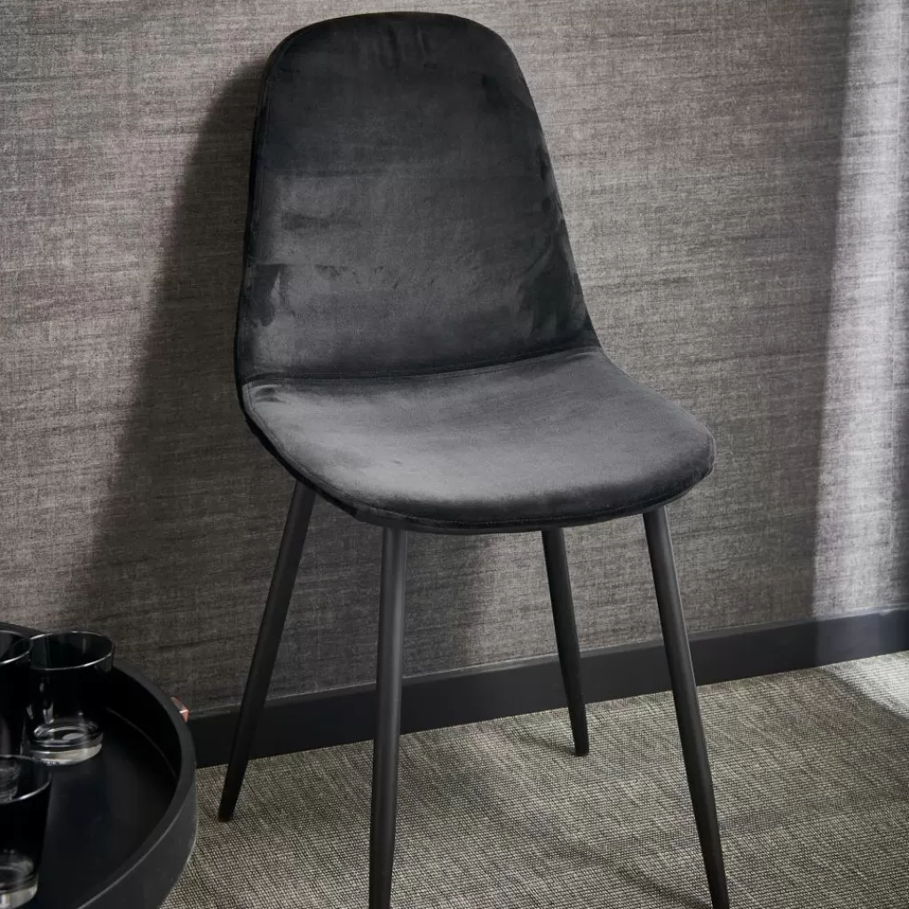 Sale SILKE Silla De Comedor Negro Sillas De Comedor