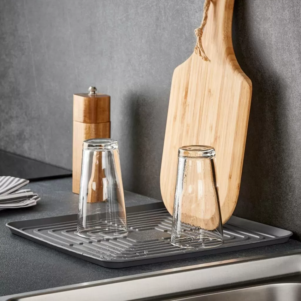 Hot SINK Tapete Para Escurrir Gris Accesorios De Cocina