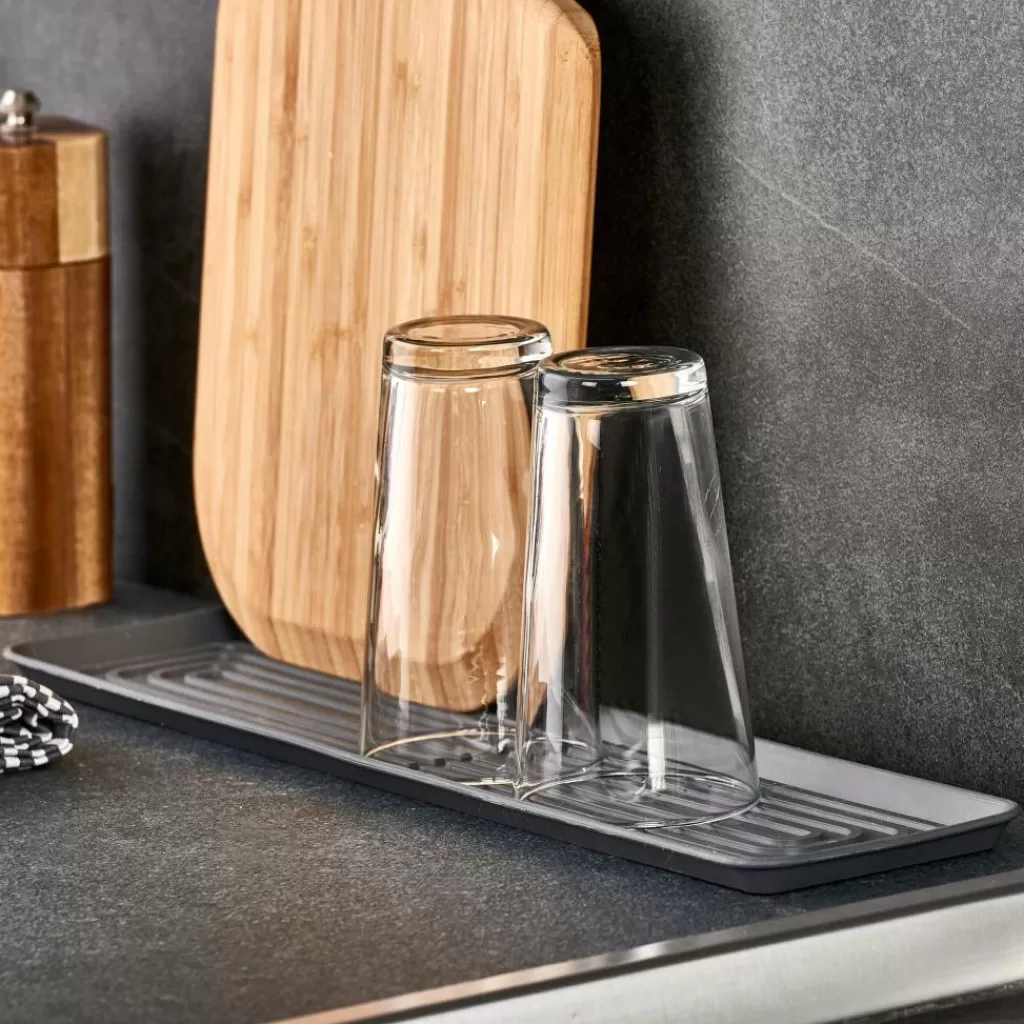 Store SINK Tapete Para Escurrir Gris Accesorios De Cocina
