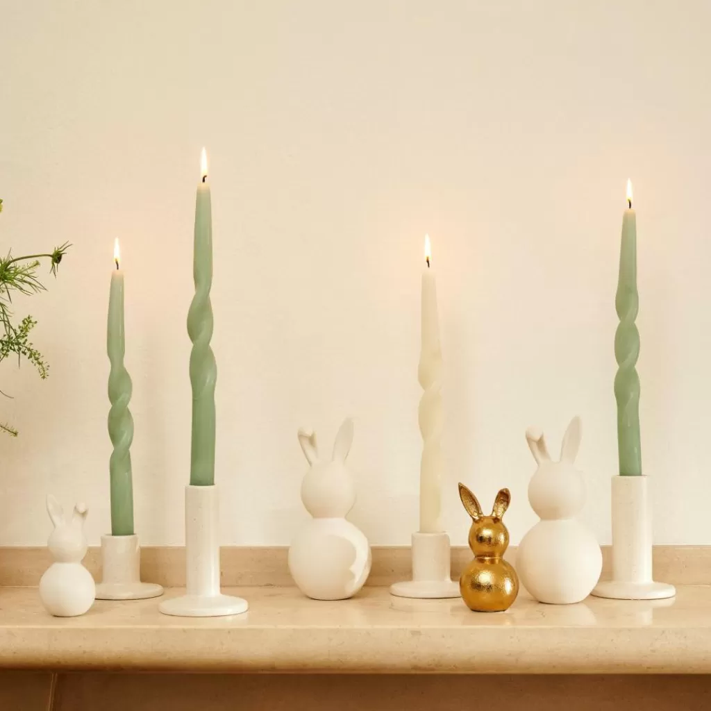 New SPIRAL Vela Espiral Verde Velas