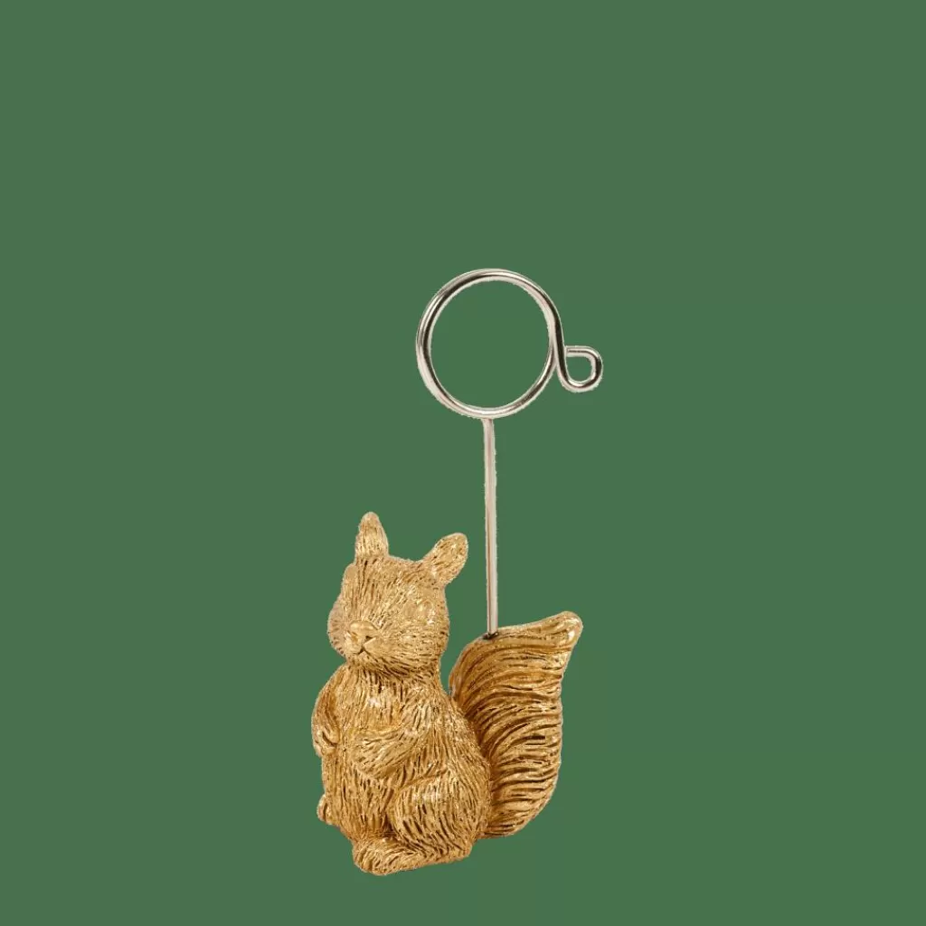 Clearance SQUIRREL Clip Dorado Clips | Otoño