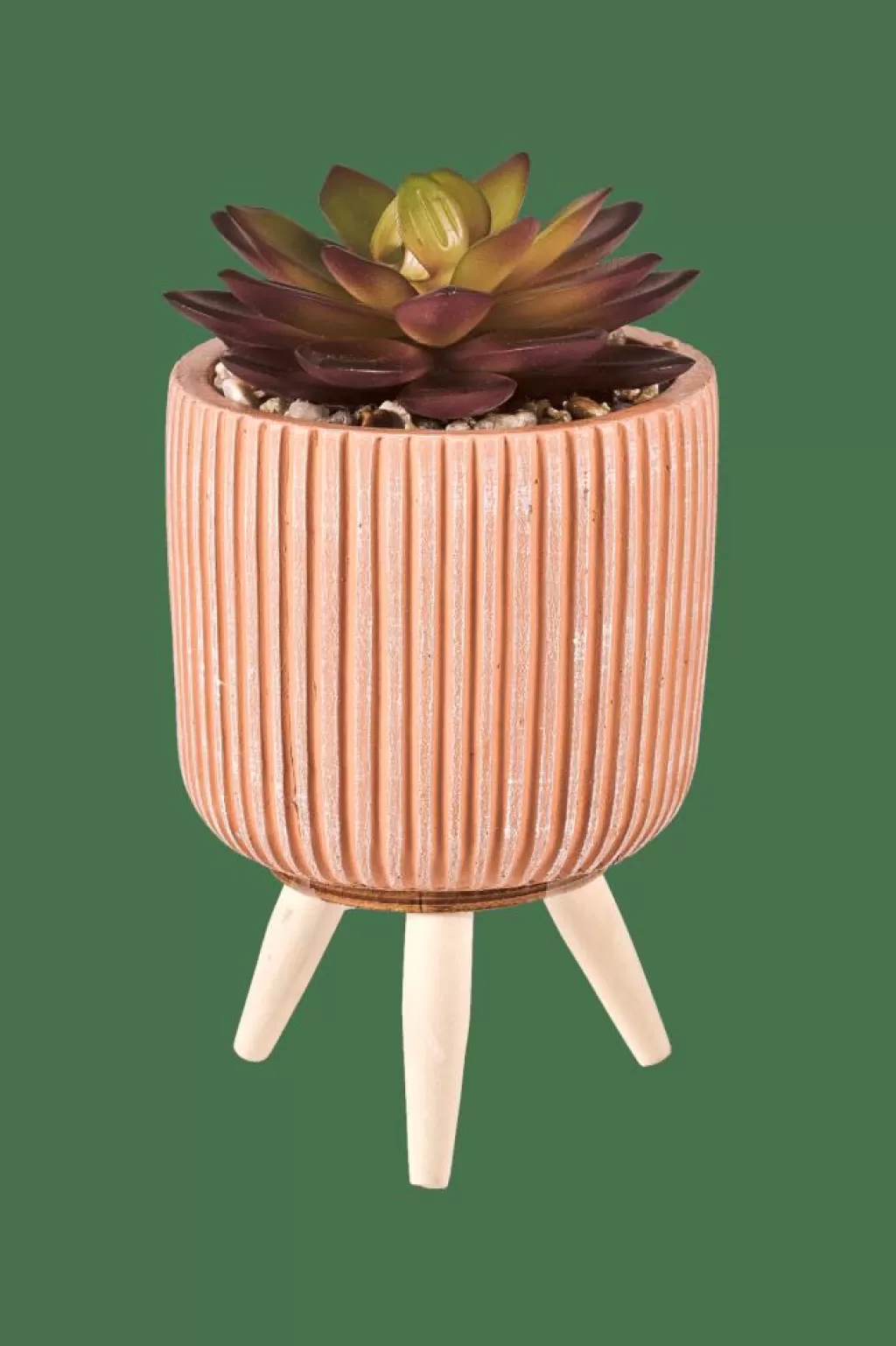 Outlet STRIPE Planta Crasa Art En Tarro Multicolor Plantas Artificiales
