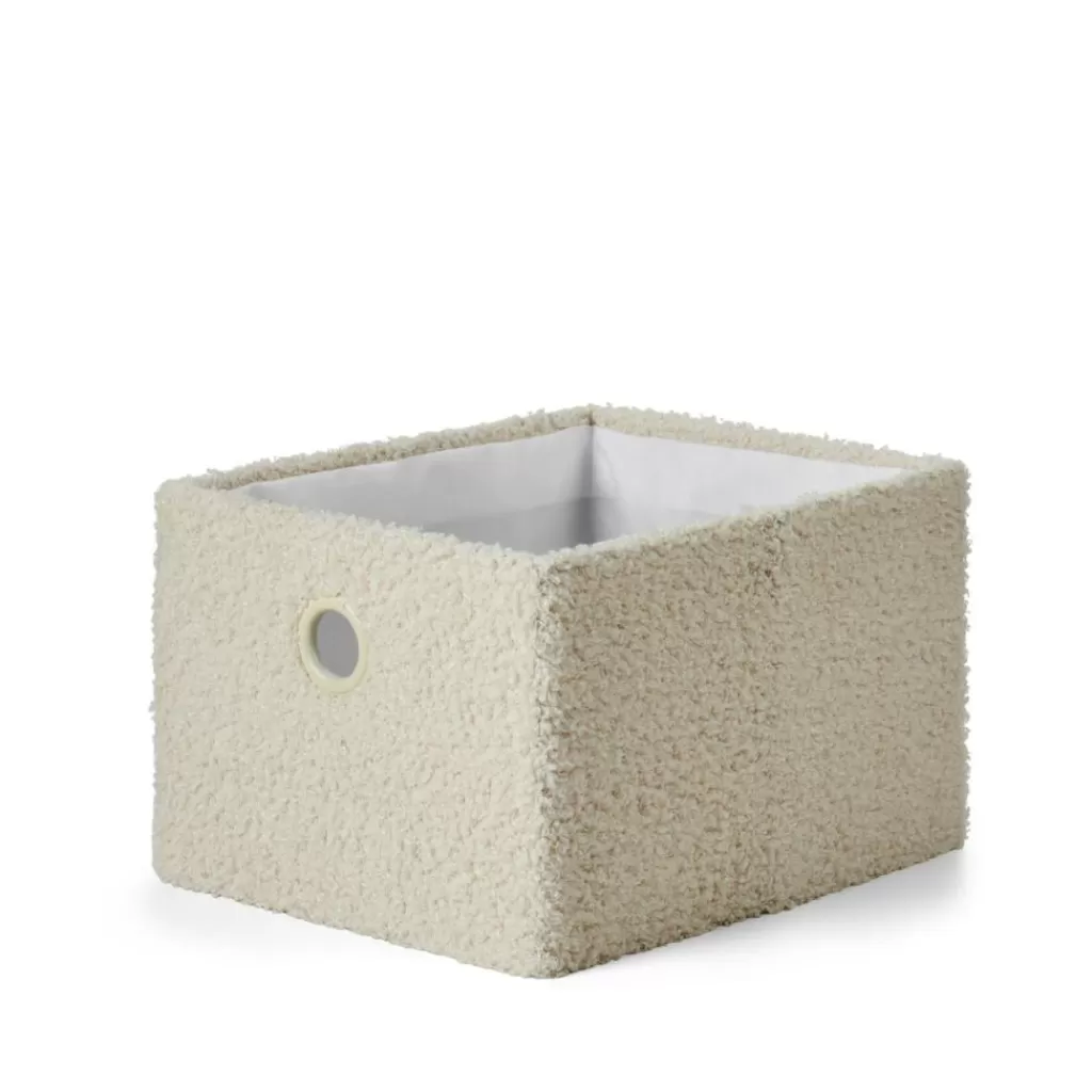 Best TEDDY Cesta Plegable Blanco Apagado Cajas De Almacenamiento