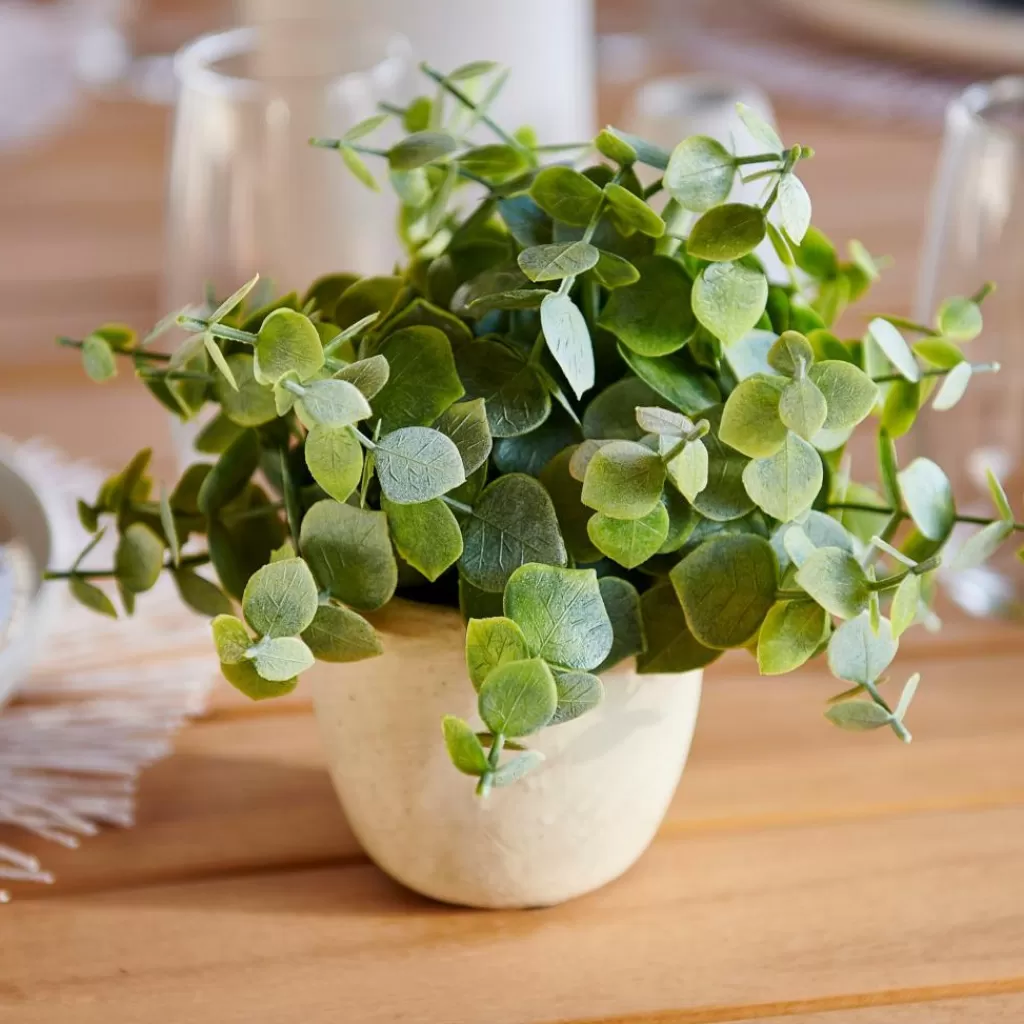 Sale TERRA Planta En Maceta Blanco, Verde Plantas Artificiales