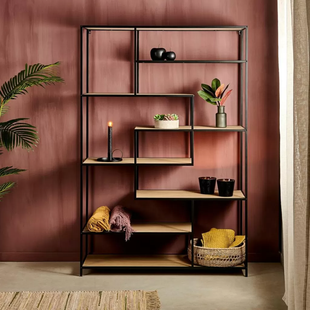 Sale TRAPP Estantería De Pared Negro Estanterías