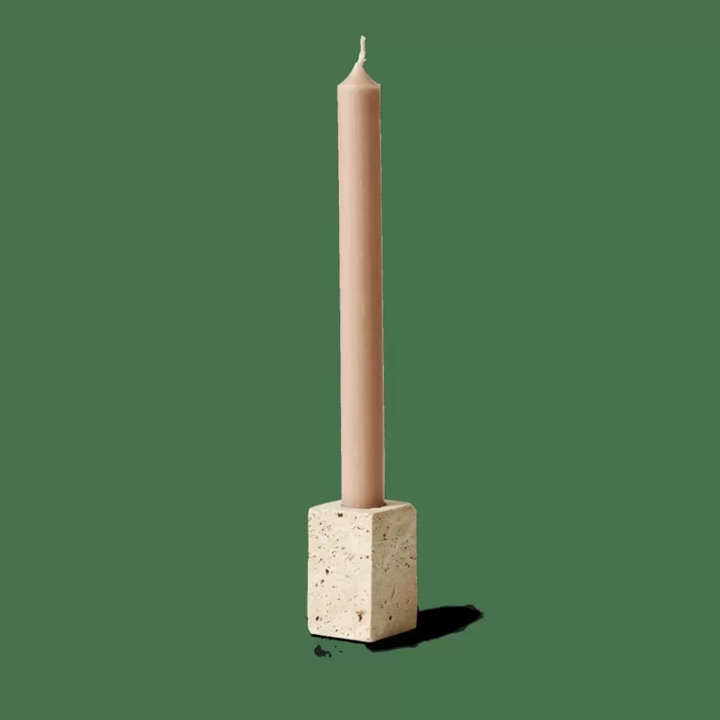 Cheap TRAVERTIN Portavelas Natural Candelabros