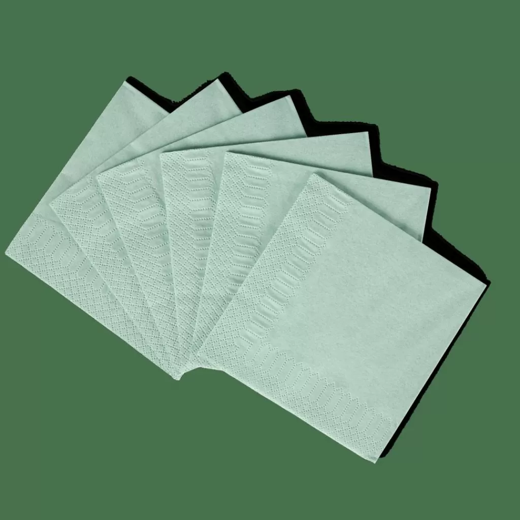 Cheap UNI Paquete De 20 Servilletas Verde Servilletas