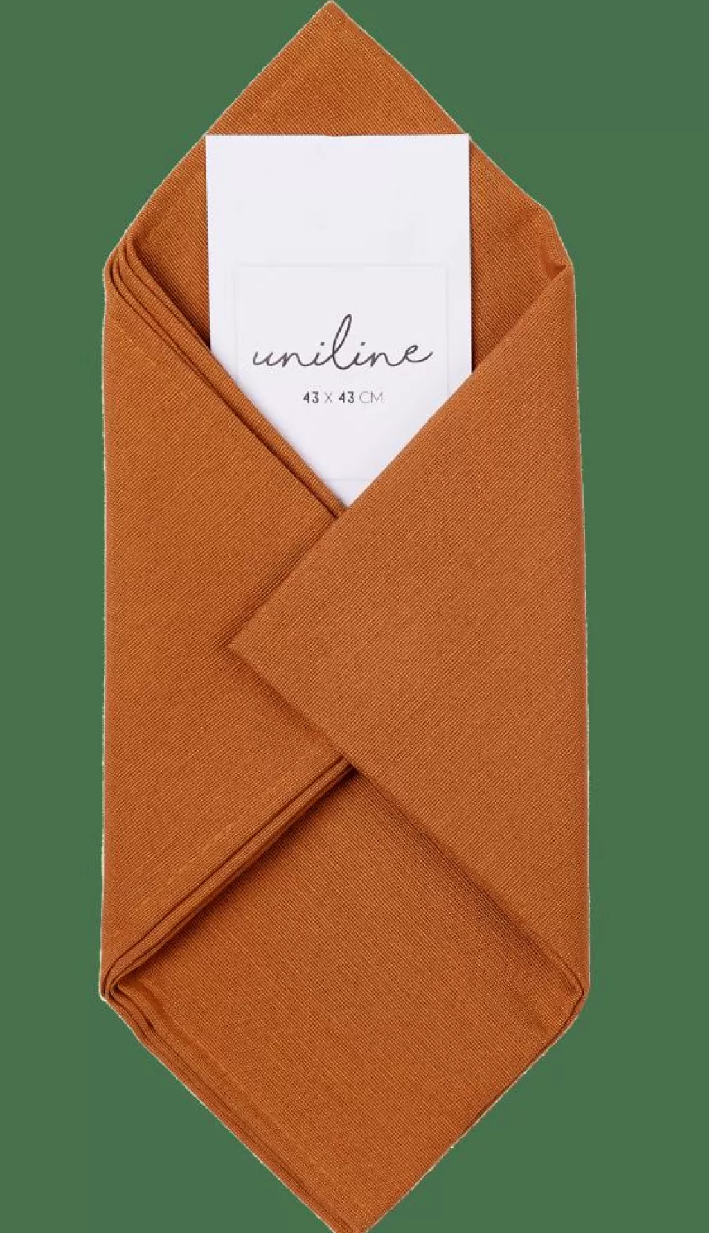 New UNILINE Servilleta Marrón Servilletas