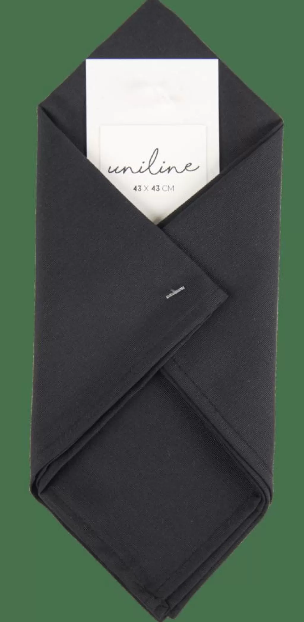 Discount UNILINE Servilleta Negro Servilletas