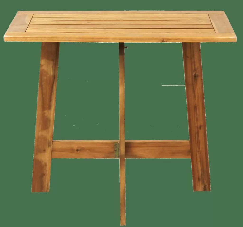 Best Sale UTAH Mesa Plegable Marrón Mesas De Bistro | Mesas De Jardín