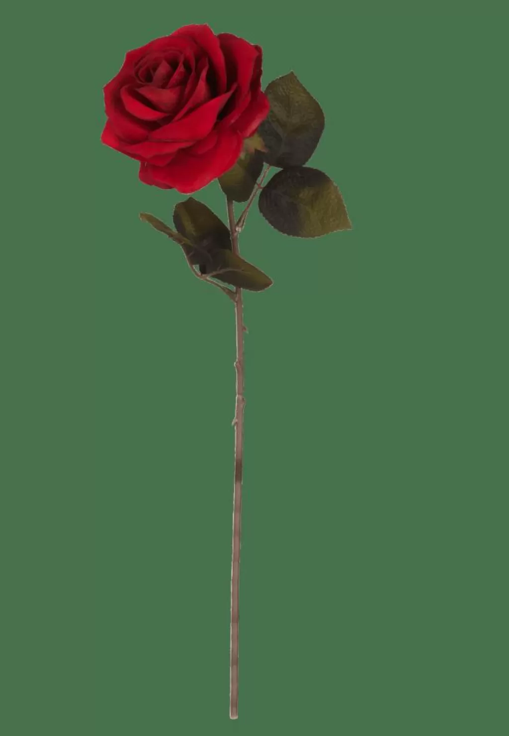 Cheap VELVET Flor Artificial Rojo Ramos Artificiales