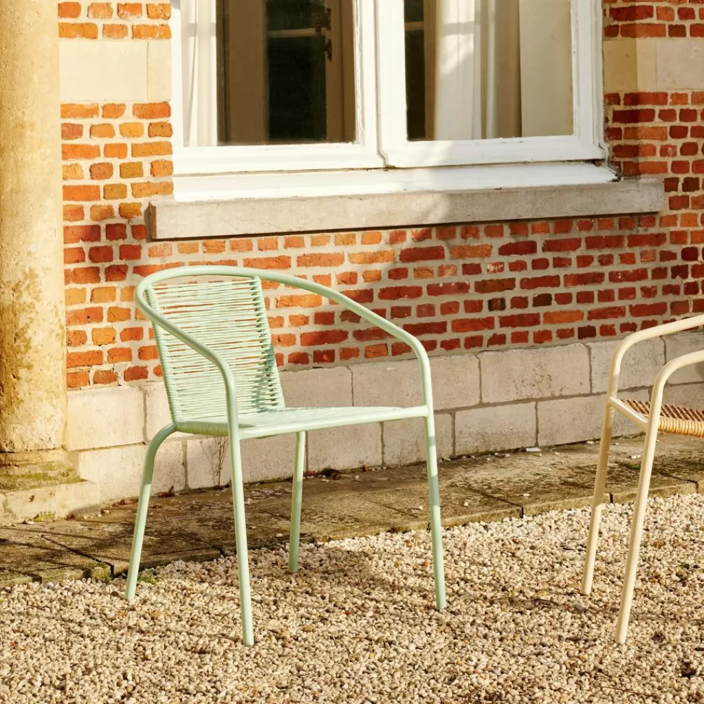 Store VERONA Silla Apilable Aguamarina Sillas De Jardín