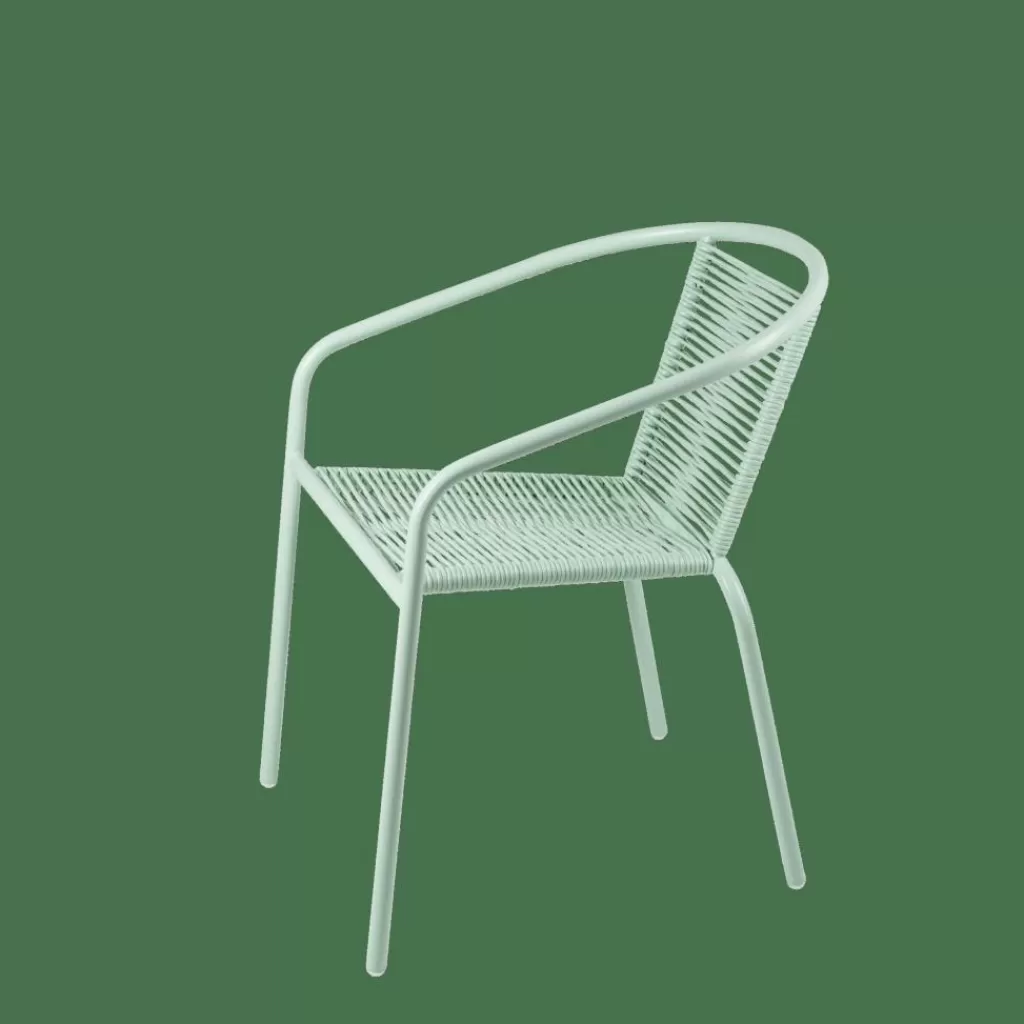 Store VERONA Silla Apilable Aguamarina Sillas De Jardín