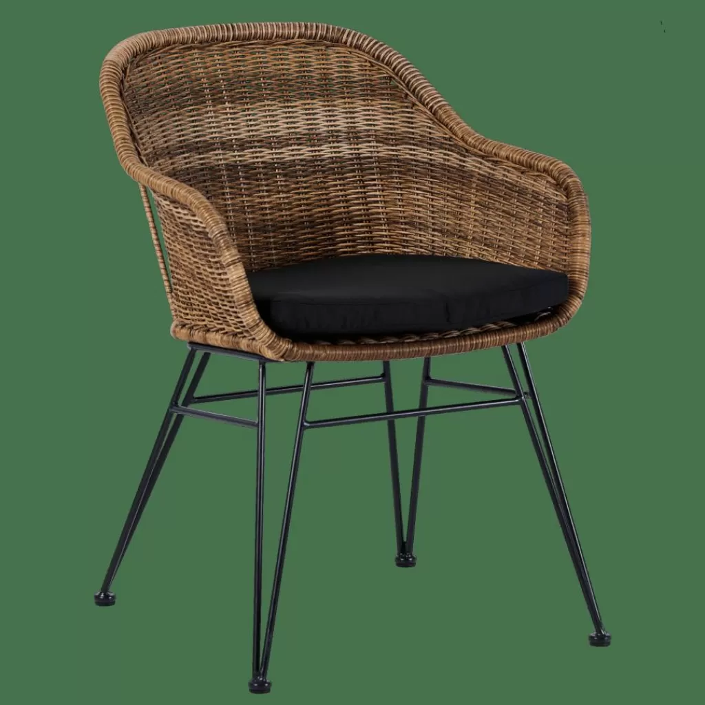 Sale VIENNA Silla Comedor Negro, Natural Sillas De Comedor | Sillas De Jardín