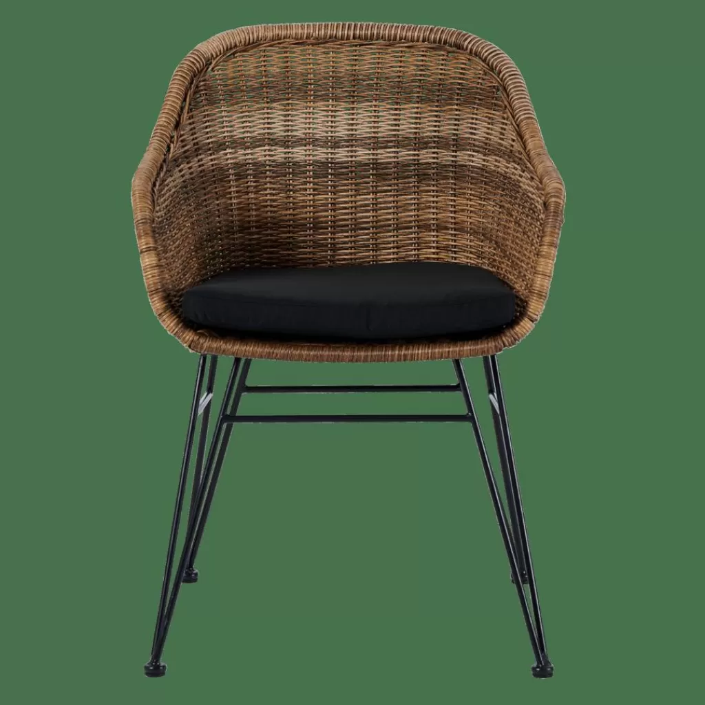 Sale VIENNA Silla Comedor Negro, Natural Sillas De Comedor | Sillas De Jardín